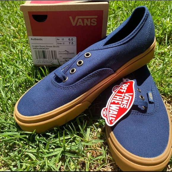 vans authentic light gum